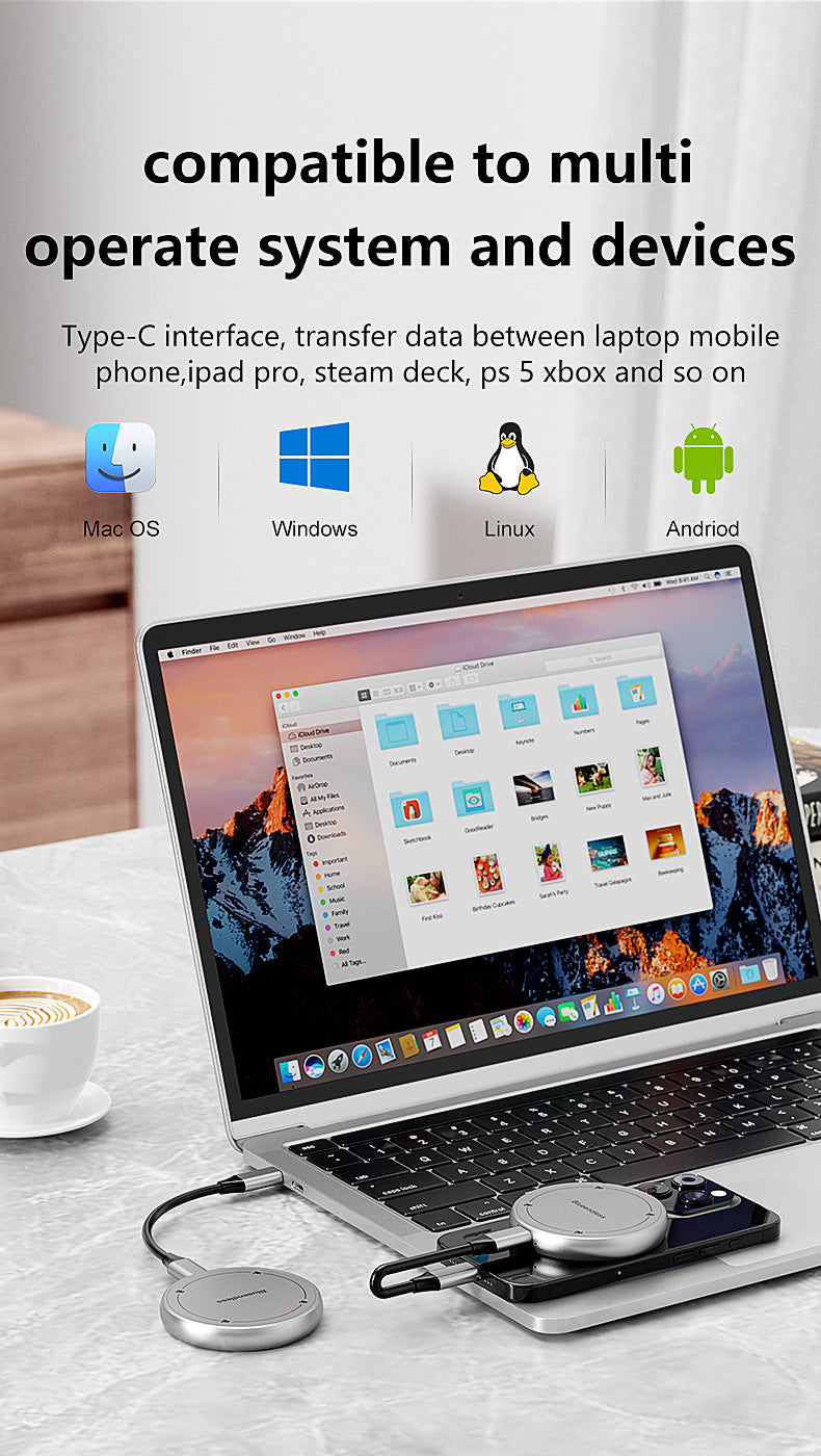 M.2 Magnetic Portable SSD 256/512/1TB - 10Gbps External SSD for Smartphones & Computers - The Shop At Crown Perth