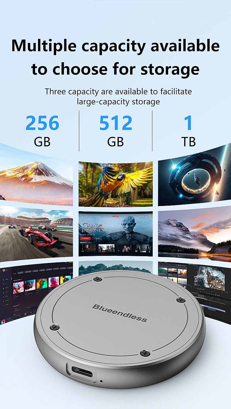 M.2 Magnetic Portable SSD 256/512/1TB - 10Gbps External SSD for Smartphones & Computers - The Shop At Crown Perth