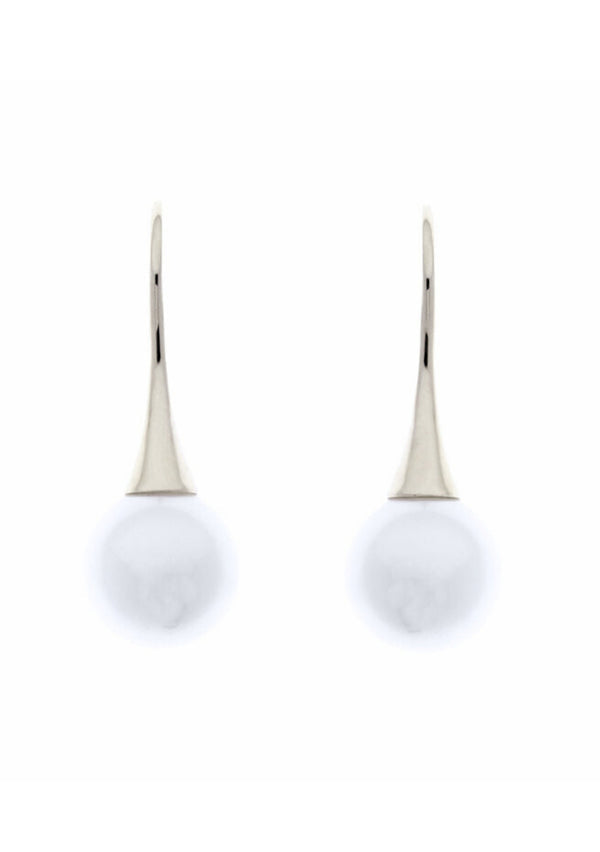 Sybella Round Pearl Drop Earring - The Shop At Crown Perth