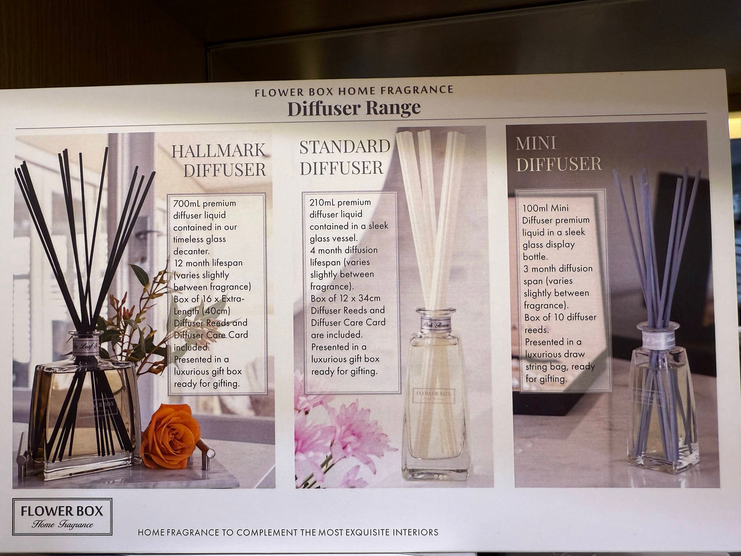 Flowerbox 700ml Diffuser