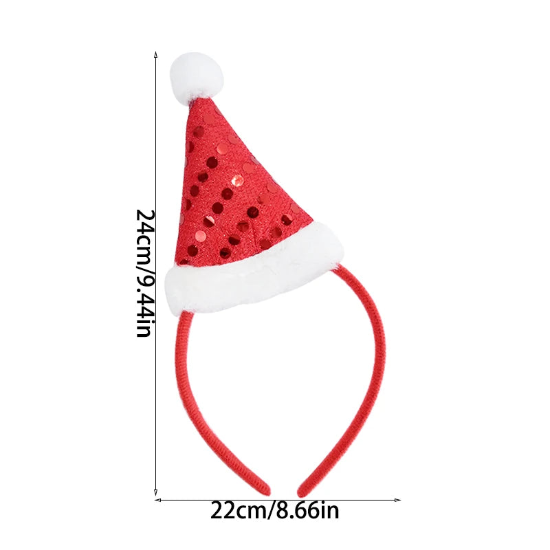 Christmas Headband Kids Adult Santa Claus Elk Xmax Tree Hair Accessories Photo Props Christmas Decoration 2025 New Year Gifts - The Shop At Crown Perth