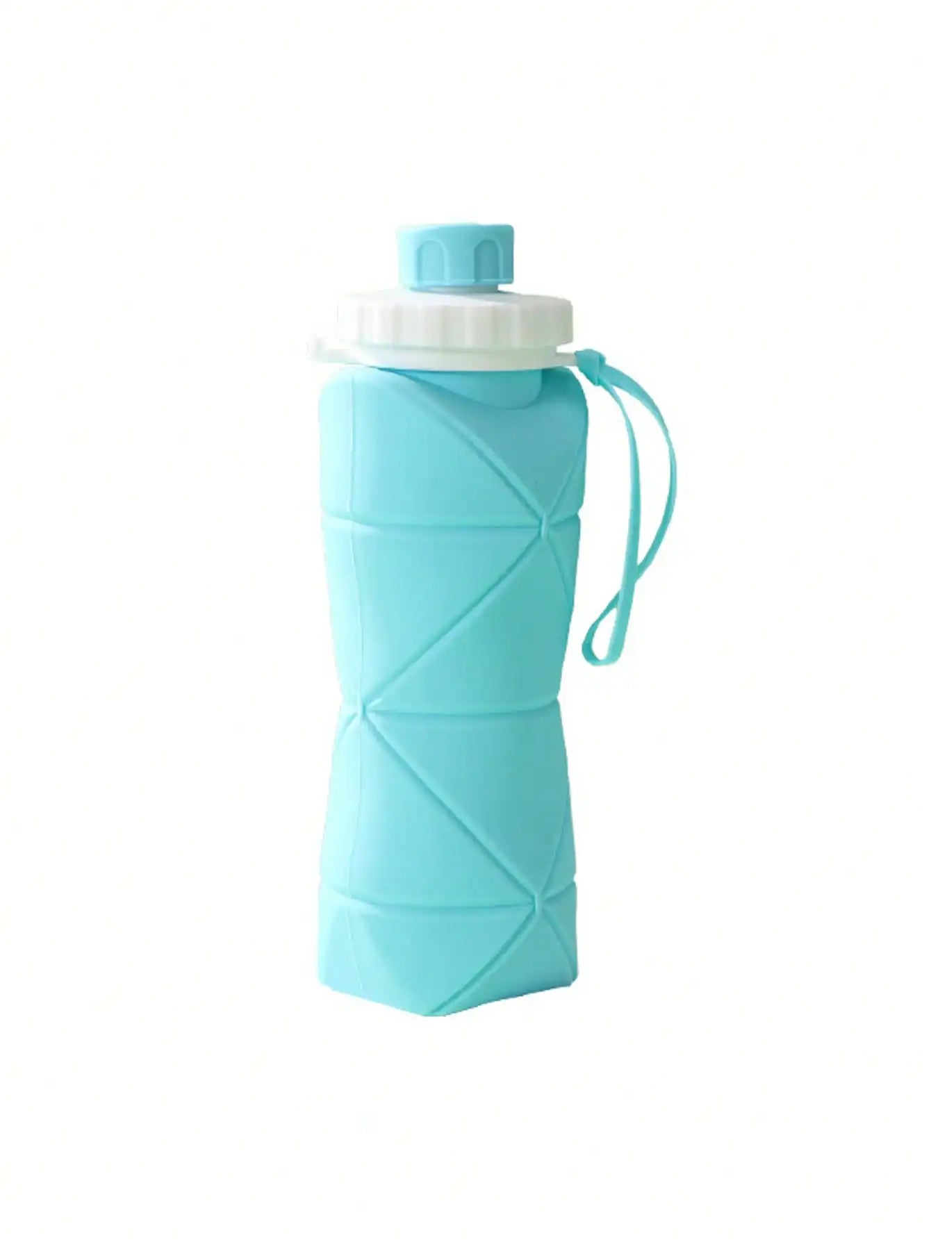 1Pc 600mlLarge Collapsible Silicone Cup-Portable Travel Water Bottle for Outdoor, Food-Grade with Fresh Colors, Foldable Design - The Shop At Crown Perth