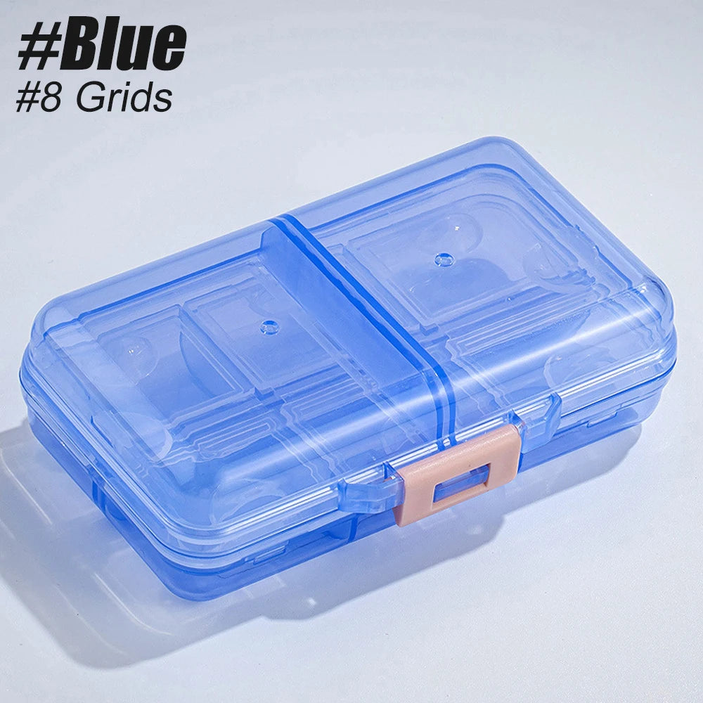 1PCS Portable Travel Pill Organizer with 7/8 Compartments,Weekly Pill Case Waterproof Pill Box for Daily Vitamins and Medicine - The Shop At Crown Perth