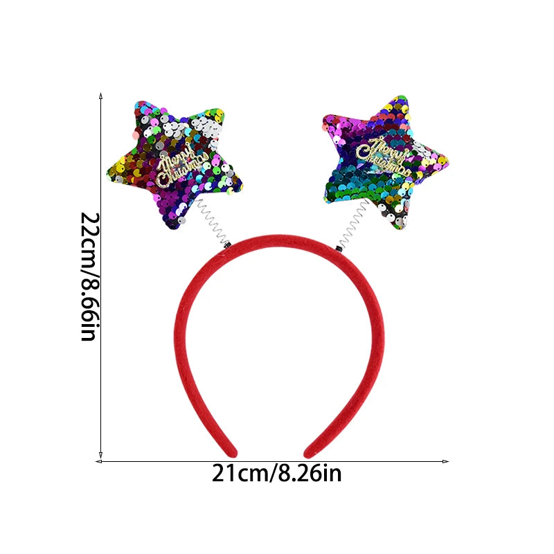 Christmas Headband Kids Adult Santa Claus Elk Xmax Tree Hair Accessories Photo Props Christmas Decoration 2025 New Year Gifts - The Shop At Crown Perth