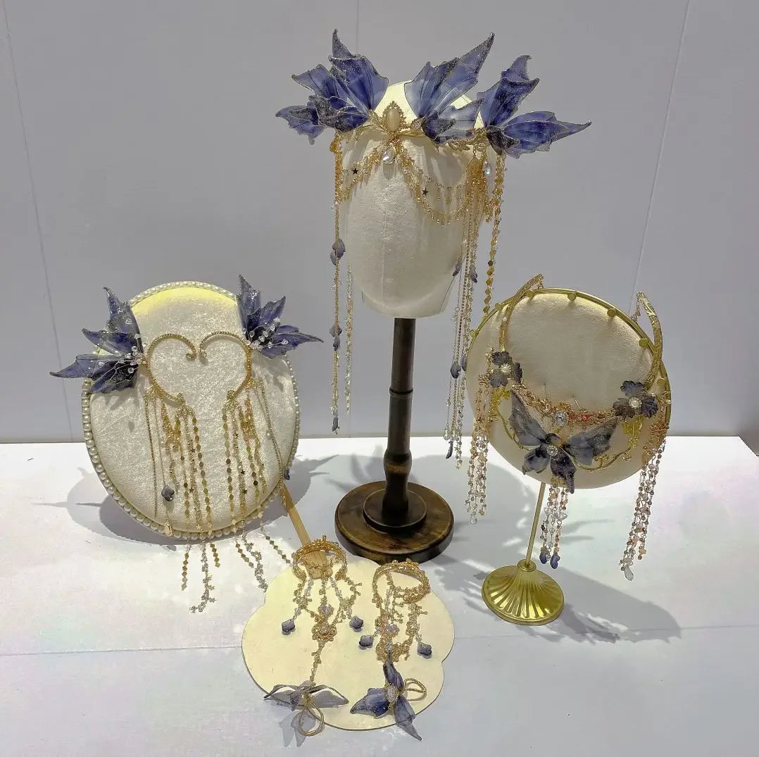 Fairy Mermaid Hair Crown Handmade Hair Accessories Ancient Style Flow Princess Jewelry Set - The Shop At Crown Perth