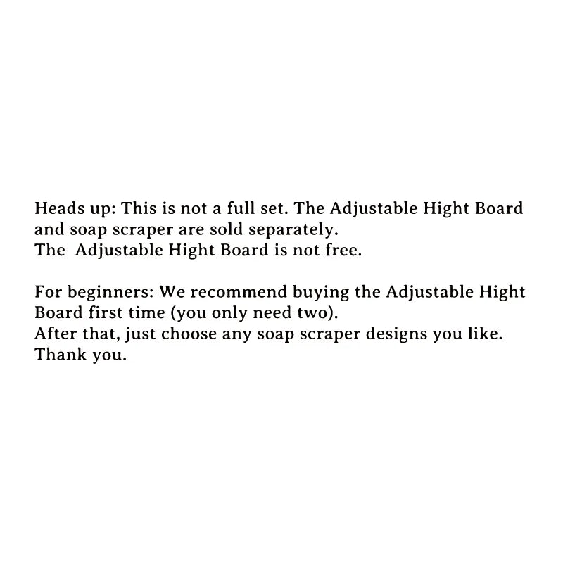 Heart Soap Scrapers Love Envelope Soap Scrapers Shaping Tool DIY Soap Making Various Designs Customzied - The Shop At Crown Perth