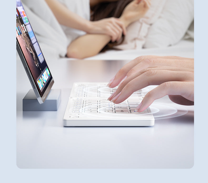Ultra-Portable Wireless Folding Bluetooth Keyboard for Home, Office & Travel - The Shop At Crown Perth
