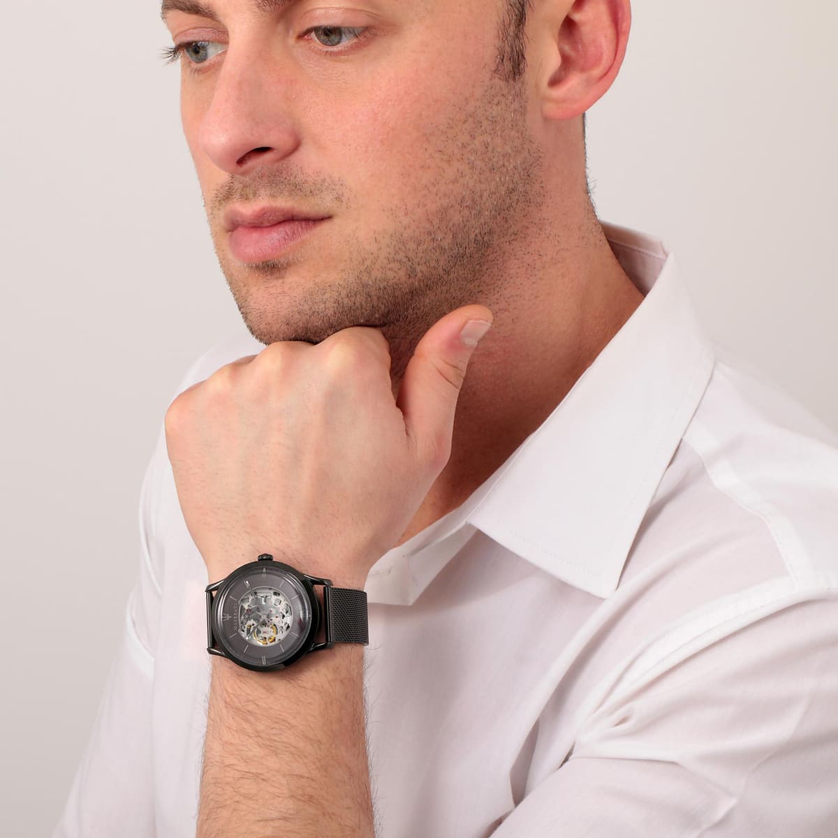 Maserati Ricordo 42mm Automatic Black Mesh Watch – R8823133004 - The Shop At Crown Perth