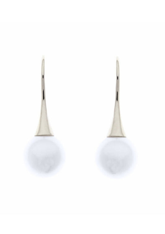 Sybella Round Pearl Drop Earring - The Shop At Crown Perth