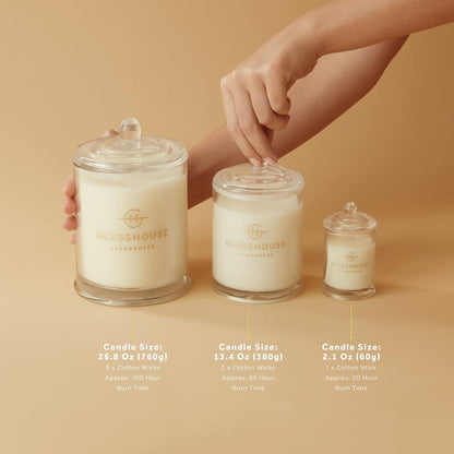 Glasshouse Large 380ml Candle - The Shop At Crown Perth
