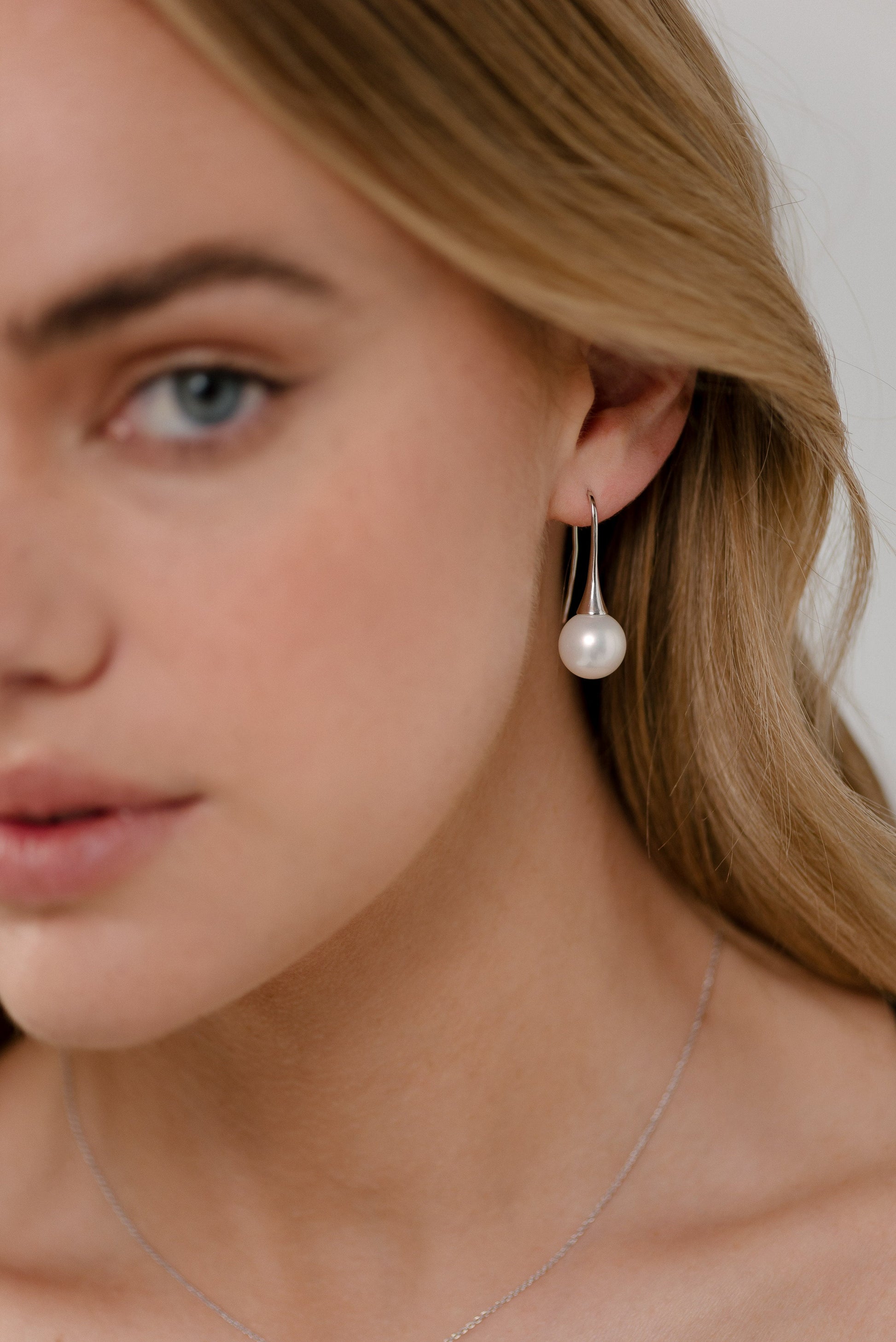 Sybella Round Pearl Drop Earring - The Shop At Crown Perth