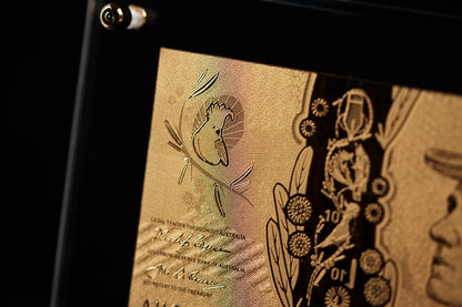 24 Carat Gold Australian $50 Banknote Replica – Premium Display Collectible - The Shop At Crown Perth
