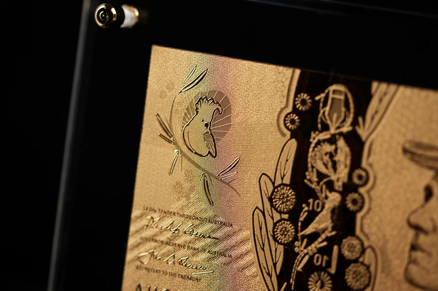 24 Carat Gold Australian $20, $10 & $5 Banknote