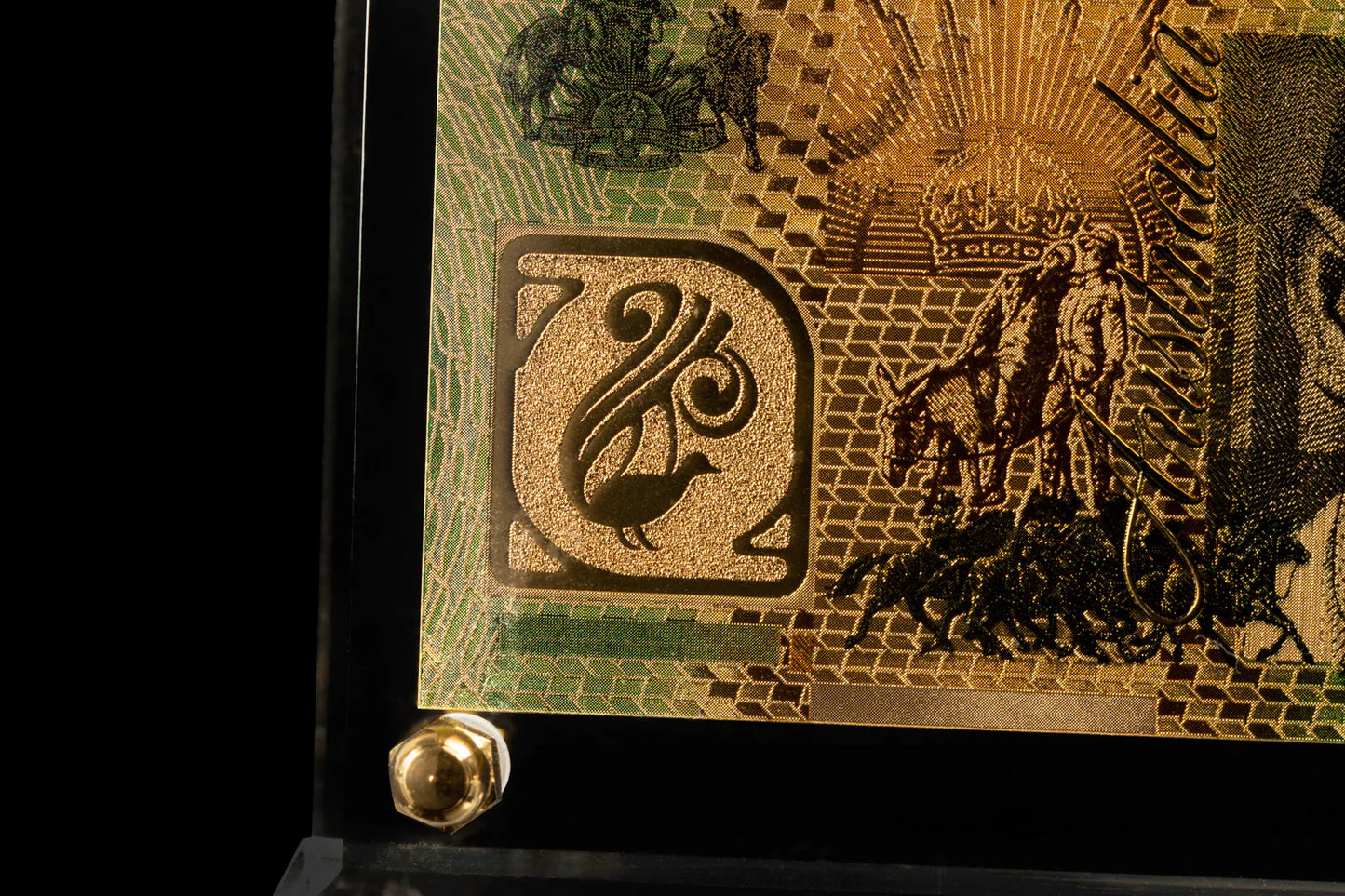 24 Carat Gold 2020 $100 Australian Banknote Replica – Premium Display Collectible - The Shop At Crown Perth
