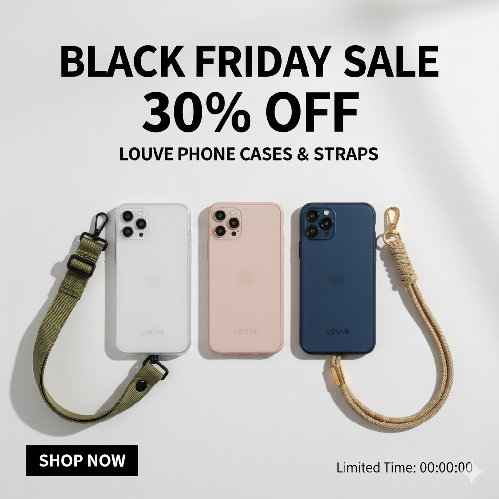 Louve Phone Cases & Straps- Black Friday 30% Off - The Shop At Crown Perth
