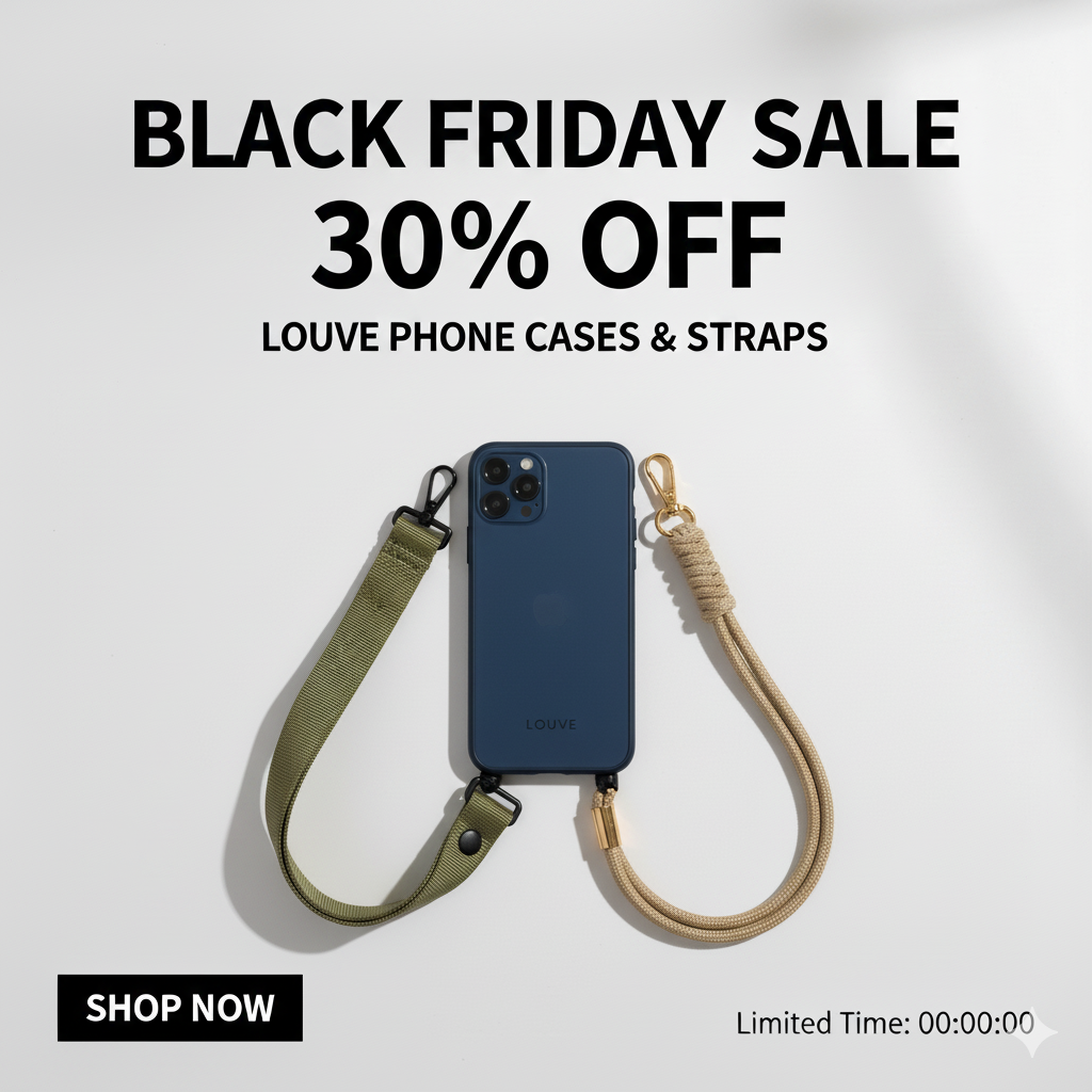 Louve Phone Cases & Straps- Black Friday 30% Off - The Shop At Crown Perth