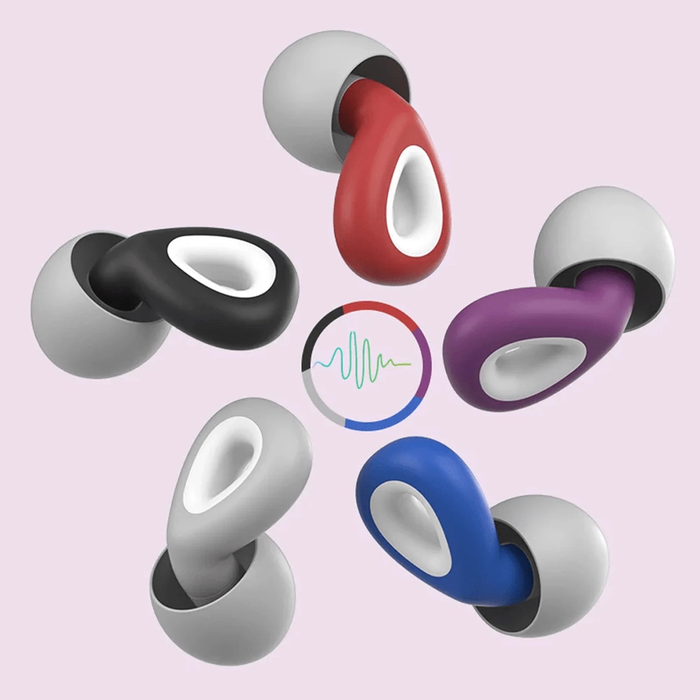 HUAK 1 pair of silicone earplugs, ear protection, hearing protection,swim, sleep, work, travel and other scenes, noise reduction - The Shop At Crown Perth
