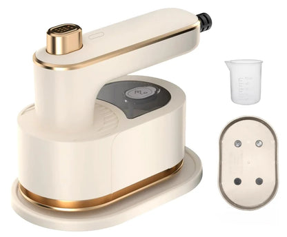 Portable Mini Dry Iron with Continuous Steam Output Stainless Steel Soleplate for Home & Travel Clothes Folding - The Shop At Crown Perth