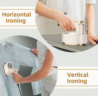 Portable Mini Dry Iron with Continuous Steam Output Stainless Steel Soleplate for Home & Travel Clothes Folding - The Shop At Crown Perth