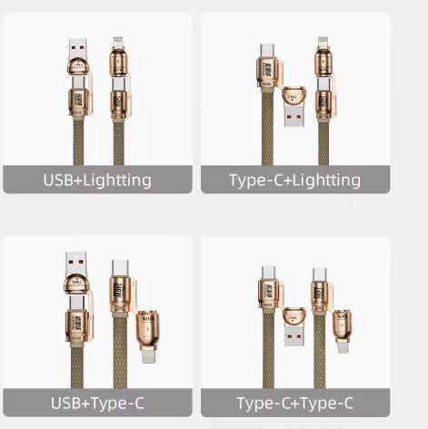 LuxeLink Pro: 4-in-1 Adjustable Crossbody Neck Strap with Multi-Protocol Charging - The Shop At Crown Perth