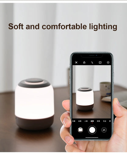 Touch Sensor Table Lamp USB Rechargeable 3 Colors Dimmable LED Night Light Portable Baby Bedroom Bedside Reading Desk Lamp