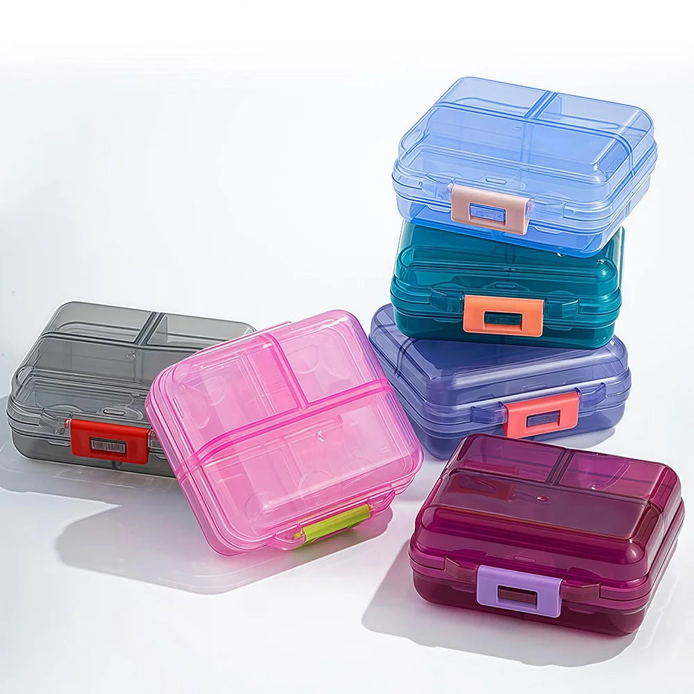 1PCS Portable Travel Pill Organizer with 7/8 Compartments,Weekly Pill Case Waterproof Pill Box for Daily Vitamins and Medicine - The Shop At Crown Perth