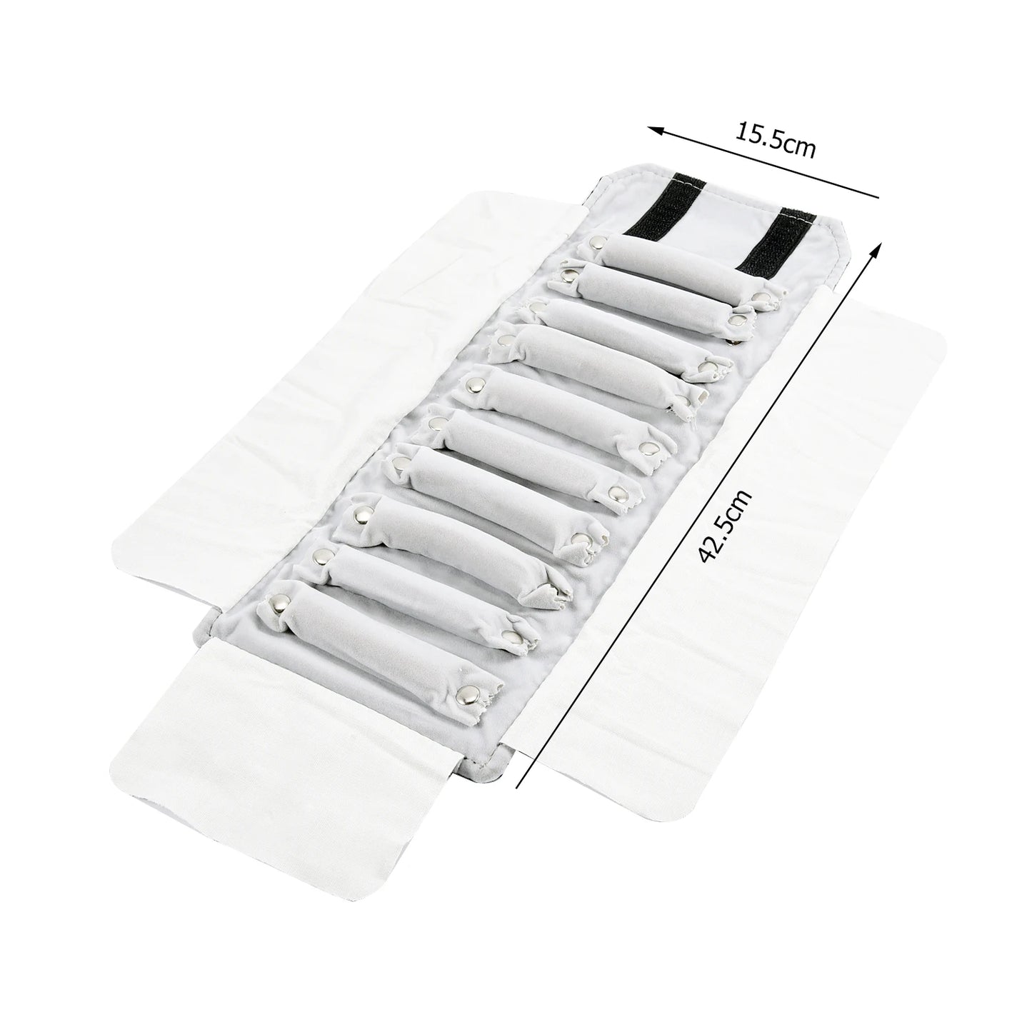 Travel Bracelet Jewelry Organizer Roll Up Bag Portable Velvet Ring Earrings Pendant Necklace Storage Bag Ornaments Foldable Case - The Shop At Crown Perth