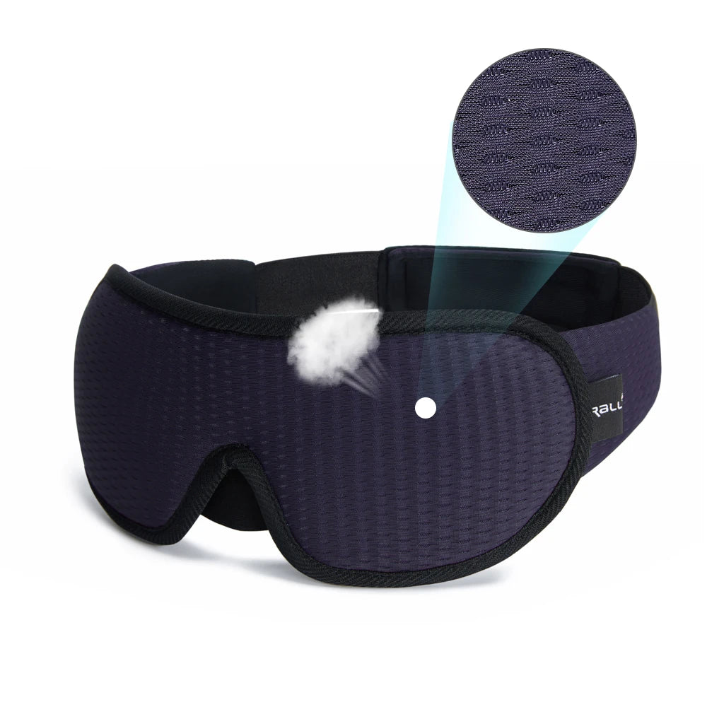 3D Sleeping Mask Block Out Light Soft Padded Sleep Mask For Eyes Slaapmasker Eye Shade Blindfold Sleeping Aid Face Mask Eyepatch - The Shop At Crown Perth