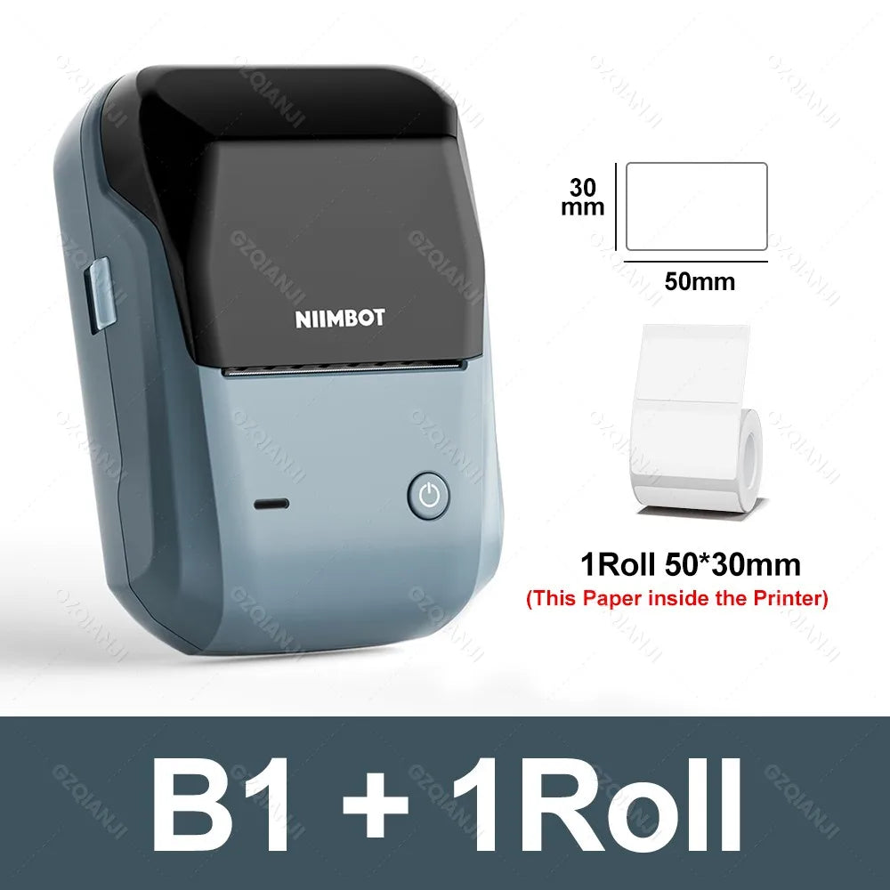 B1 Mini Bluetooth Label Printer for Round UV Stickers - The Shop At Crown Perth