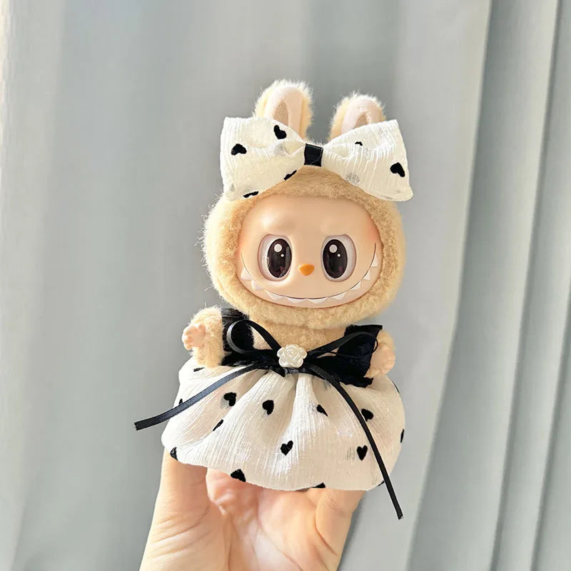 For 17cm Labubu V2 V1 Purple Dress Doll Clothes Outfit Accessories Idol Doll Clothing for  Labubu Ropa Accessories Clothes - The Shop At Crown Perth