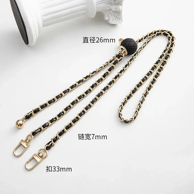 Light Luxury Casual Fashion Metal Chain Mobile Phone Back Clip Lanyard Women Outdoor Portable Crossbody Anti-lost Shoulder Strap - The Shop At Crown Perth