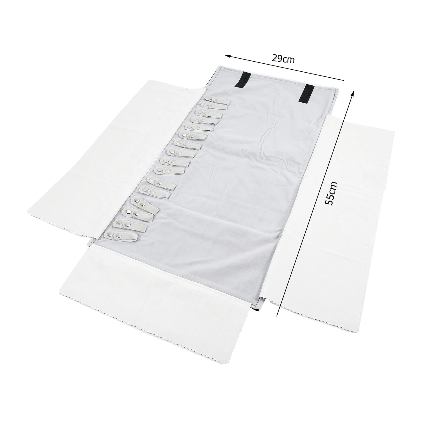 Travel Bracelet Jewelry Organizer Roll Up Bag Portable Velvet Ring Earrings Pendant Necklace Storage Bag Ornaments Foldable Case - The Shop At Crown Perth