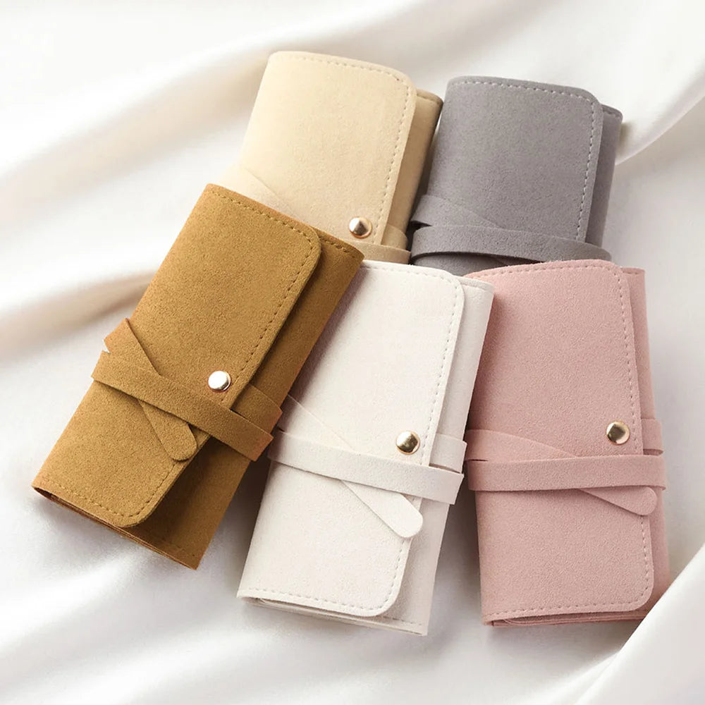 Lightweight Jewelry Organizer Roll Waterproof Foldable Travel Storage Bag for Women Girls Necklaces Rings Earrings Bracelet - The Shop At Crown Perth