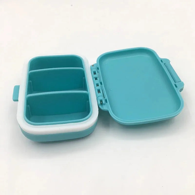 Mini Portable Pills Organizer Case 3 Grids PillBox Tablet Storage Container Weekly Medicine Pill's Box Pill Case Drug Dispense - The Shop At Crown Perth