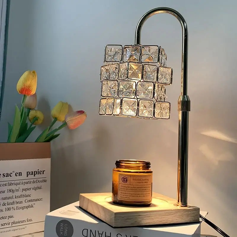 Warmer Night Light for Bedroom, Decorative Ambient Table Lamp for Home Desktop Bedside(Does not Include a Scented Candle.) - The Shop At Crown Perth