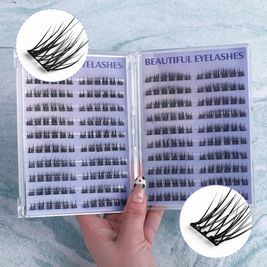 120 bunches of glue-free tufted false eyelashes, reusable, glue free, waterproof and sweat proof, easy to wear and suitable for - The Shop At Crown Perth
