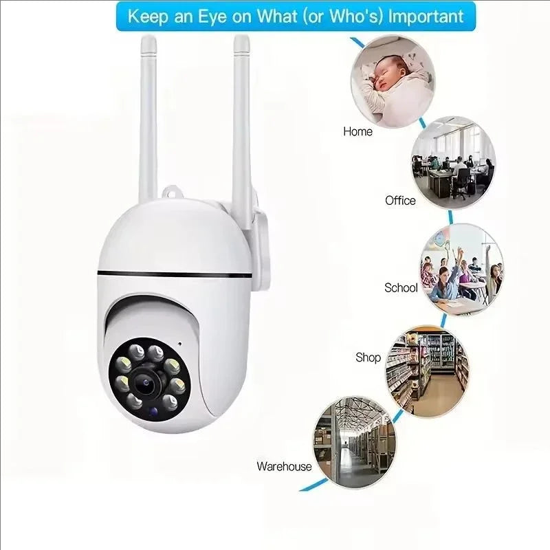 A7 1080P PTZ WiFi Security Camera with Audio – Outdoor Wireless CCTV - The Shop At Crown Perth