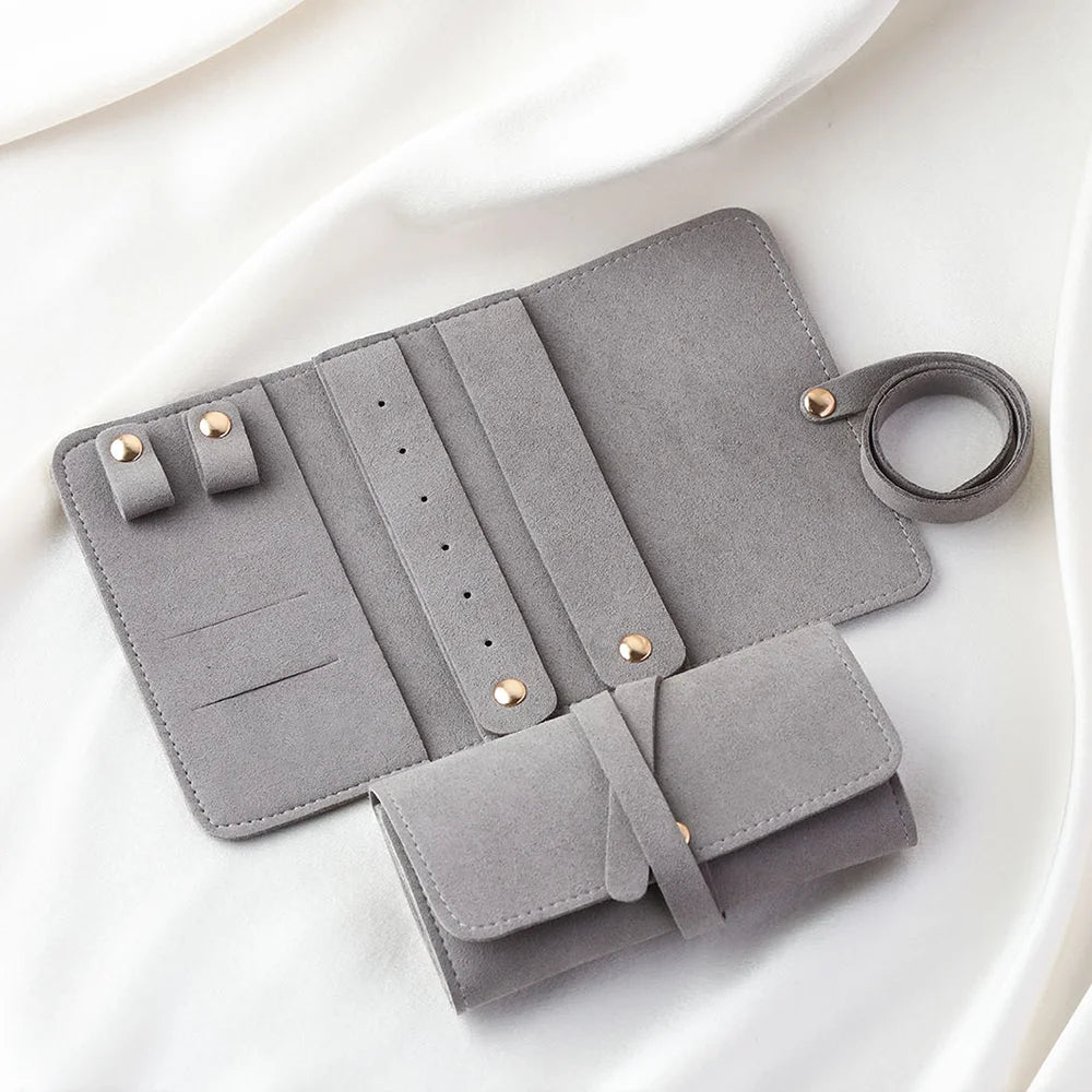 Lightweight Jewelry Organizer Roll Waterproof Foldable Travel Storage Bag for Women Girls Necklaces Rings Earrings Bracelet - The Shop At Crown Perth
