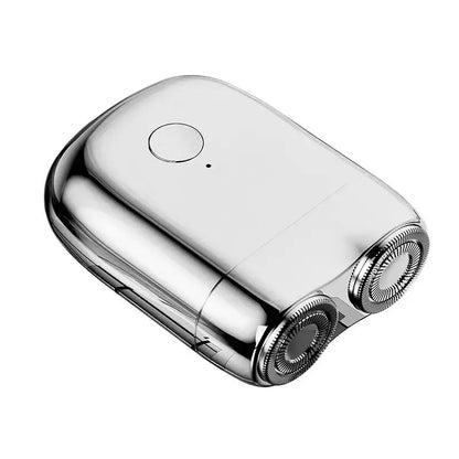 Magnetic Double Blade Shaver Fully Automatic Electric Shaver For Men Portable Waterproof Shaver Rechargeable Mini Rotary Shaver - The Shop At Crown Perth