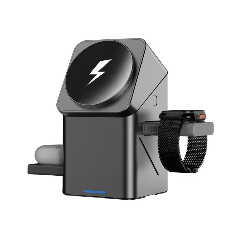 3-in-1 Magnetic Wireless Charger Stand – Fast Charging for iPhone, iWatch & AirPods - The Shop At Crown Perth