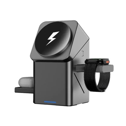 3-in-1 Magnetic Wireless Charger Stand – Fast Charging for iPhone, iWatch & AirPods - The Shop At Crown Perth