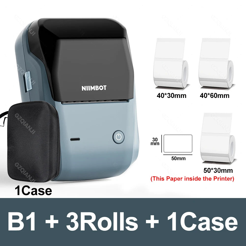 B1 Mini Bluetooth Label Printer for Round UV Stickers - The Shop At Crown Perth