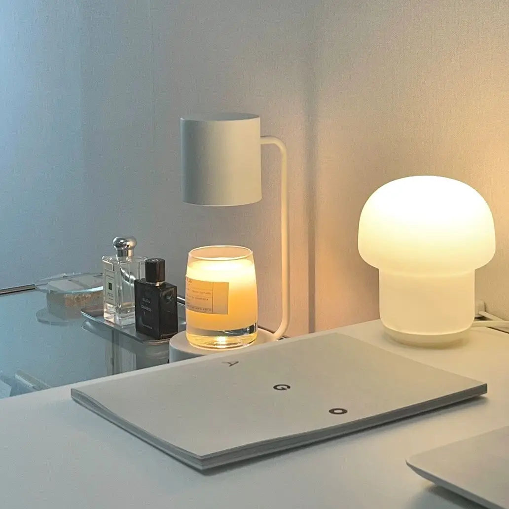 Korean Candle Warmer Lamp Candle Tray  Candle Holder Modern Dimmable Electric Night Light Fragrance Light Desk Decor Lighting - The Shop At Crown Perth