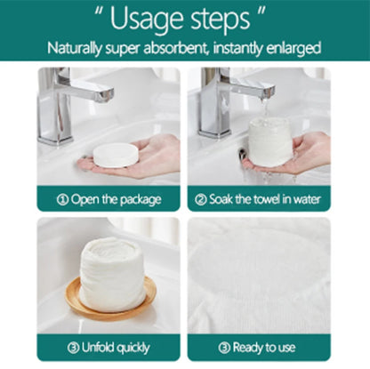 Sterilized Compressed Towel Individually Wrapped Extra Thick Non-Woven Fabric for Travel Camping - The Shop At Crown Perth