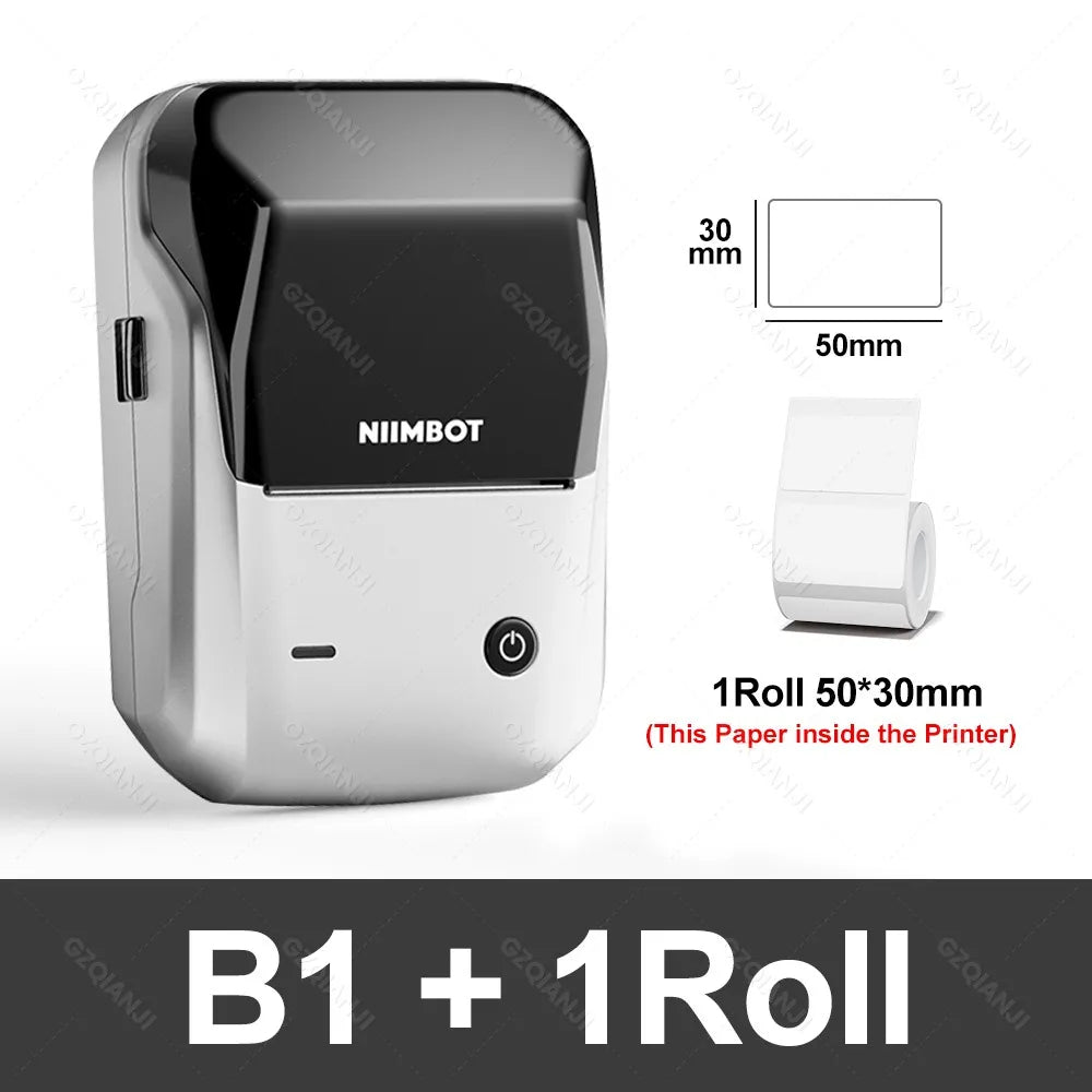 B1 Portable Thermal Label Printer – 2-Inch Bluetooth Sticker & Waterproof Label Maker - The Shop At Crown Perth