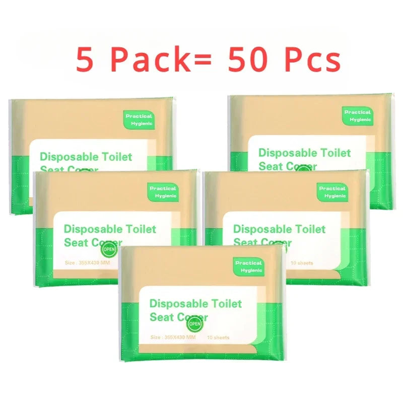 Disposable Toilet Seat Cover Portable Travel Camping Hotel Bathroom Degradable Waterproof Toilet Mat Bathroom Accessories - The Shop At Crown Perth