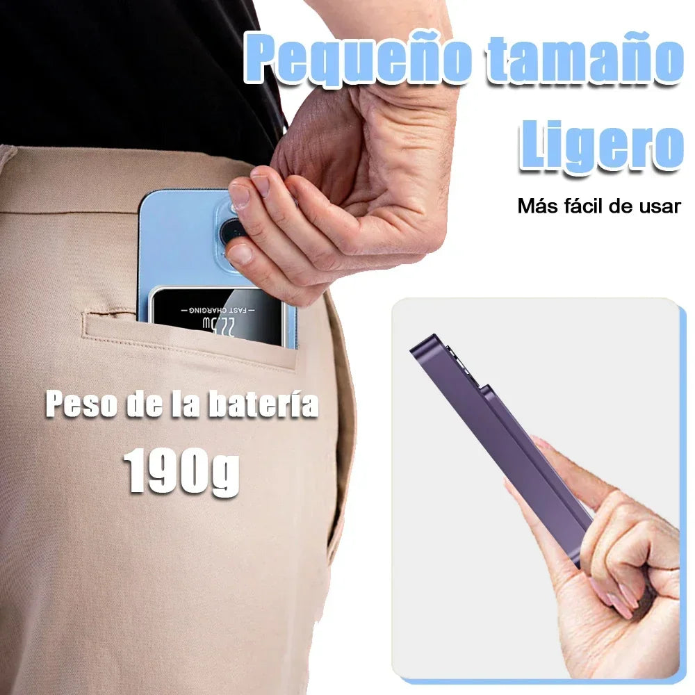 22.5W Fast Charging Wireless Magnetic Power Bank Portable External Battery 10000mAh PowerBank Adapter for IPhone Samsung Huawei - The Shop At Crown Perth