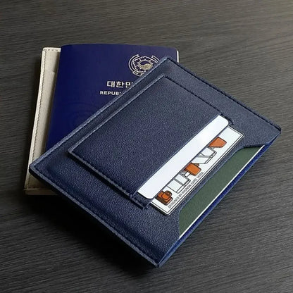 Multicolor Passport Cover PU Waterproof Card Holder Large Capacity Multi-slots Certificate Storage Bag Travel Bussiness Wallet - The Shop At Crown Perth