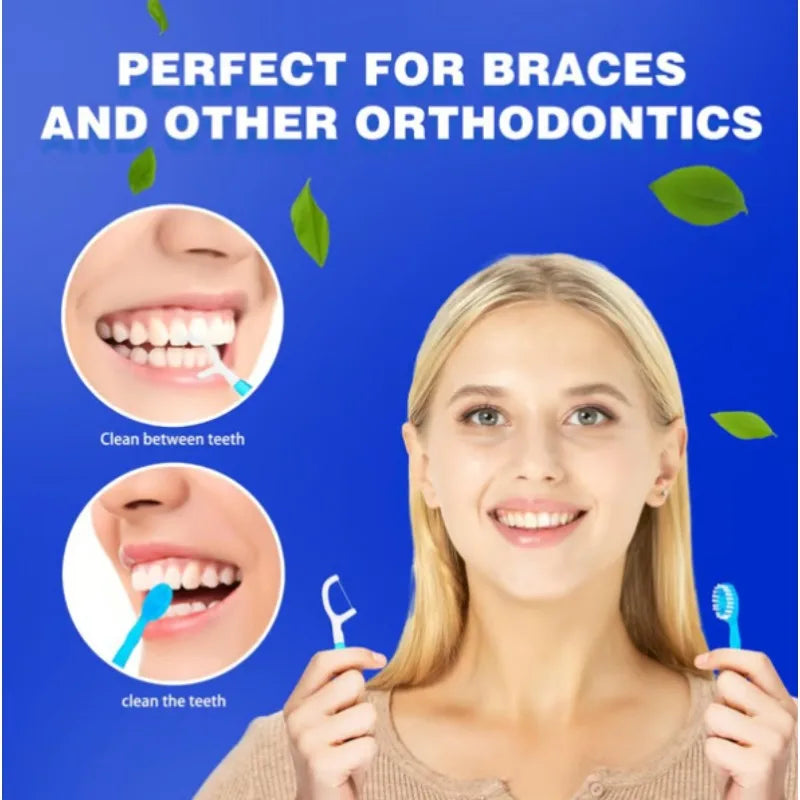 10PCS Mini 5 in 1 Toothbrush & Floss Travel Toothbrushes with Toothpaste Set with Floss+Pick Multifunctional Floss - The Shop At Crown Perth