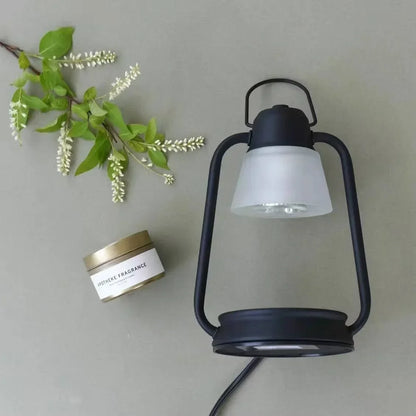 American Aromatherapy Candle Warmer Lamp Creative Bedroom Bedhead Flameless Aroma Melting Candle Lamp Retro Black Candle Warmer - The Shop At Crown Perth